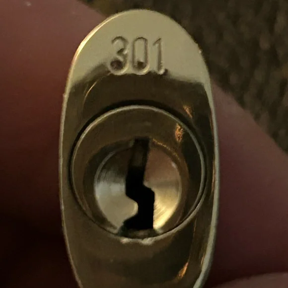 Authentic Louis Vuitton lock & key #301. Beautiful condition. - Picture 6 of 6